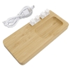 Bamboo 10W Wireless Charging Pad with Cable Organizer - With Cord